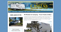 Desktop Screenshot of casitastrailers.com